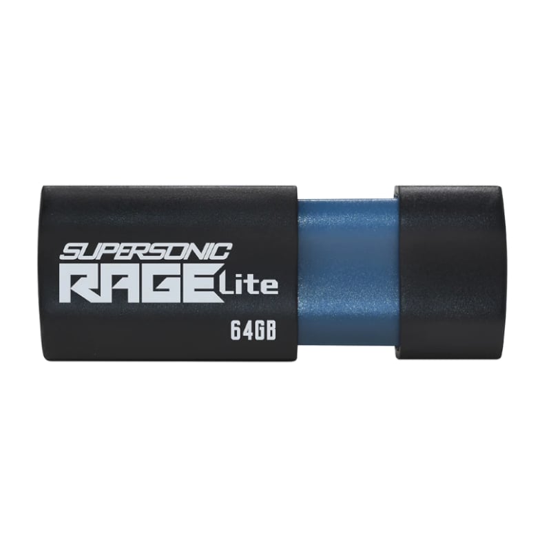 GUNMANSA Patriot Rage Lite 64GB USB3.2 Flash Drive - Black