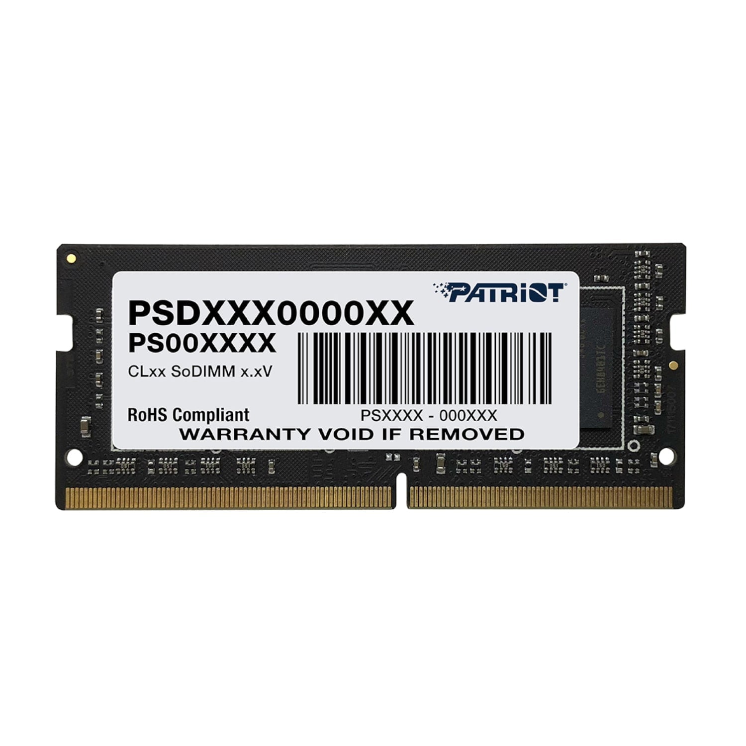 GUNMANSA Patriot Signature Line 16GB 3200MHz DDR4 Single Rank SODIMM Notebook Memory