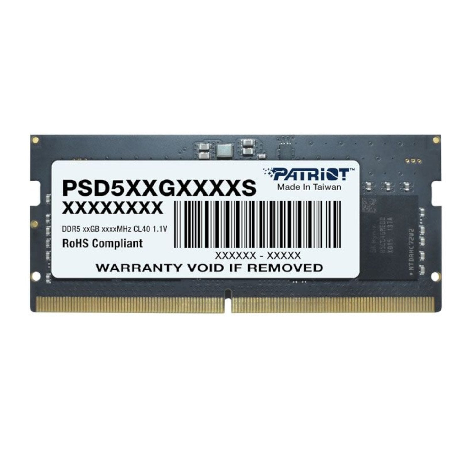 GUNMANSA Patriot Signature Line 16GB 5600MHz DDR5 SODIMM Notebook Memory