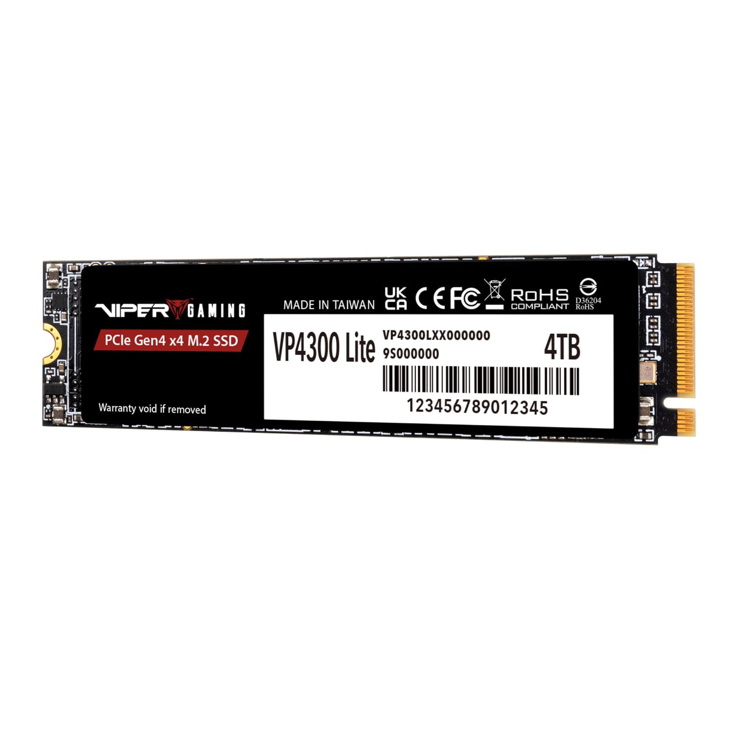 GUNMANSA Patriot VP4300 Lite 4TB M.2 PCIe Gen 4 x4 NVMe SSD