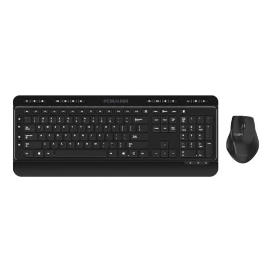 GUNMANSA PCBuilder ALPHA Silent Wireless Keyboard and Mouse Combo