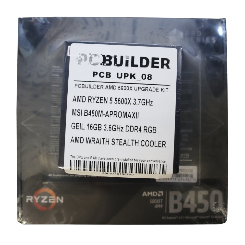 GUNMANSA PCBuilder AMD Ryzen 5 5600X LEVEL UP Prime Upgrade Kit