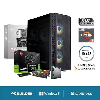 GUNMANSA PCBuilder AMD Ryzen 5 7600 SPECIALIST Windows 11 Gaming PC