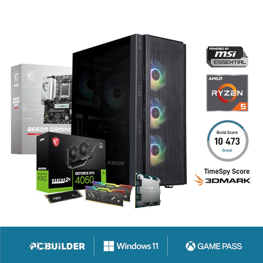 GUNMANSA PCBuilder AMD Ryzen 5 7600 SPECIALIST Windows 11 Gaming PC