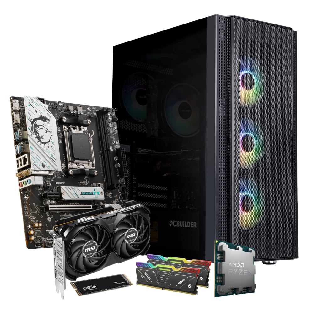 GUNMANSA PCBuilder AMD Ryzen 5 7600 SPECIALIST Windows 11 Gaming PC