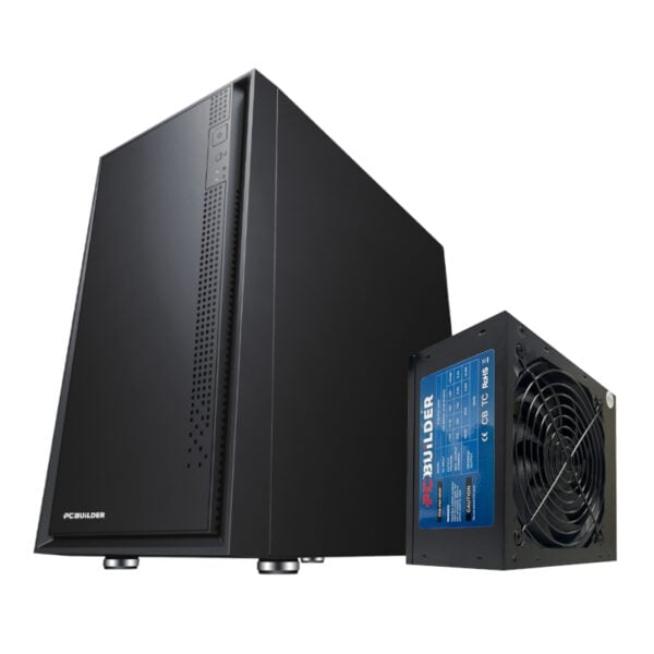 GUNMANSA PCBuilder Bunker Micro-ATX Chassis + 300W PSU