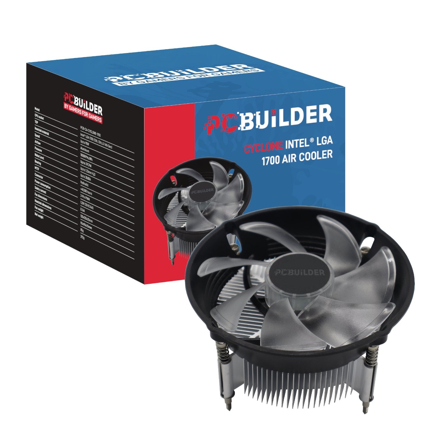 GUNMANSA PCBuilder CYCLONE Intel® LGA 1700 Air Cooler