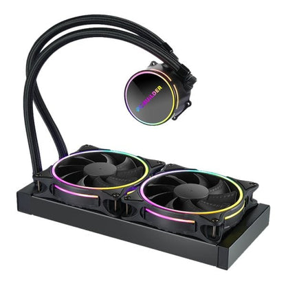 GUNMANSA PCBuilder Hydro Chill 240MM AIO Liquid CPU Cooler ARGB