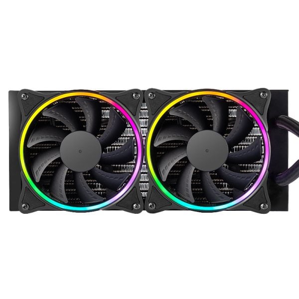 GUNMANSA PCBuilder Hydro Chill 240MM AIO Liquid CPU Cooler ARGB