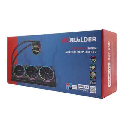 GUNMANSA PCBuilder Hydro Chill 360MM AIO Liquid CPU Cooler ARGB