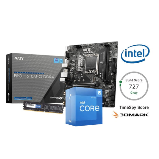 GUNMANSA PCBuilder Intel Core i5-12400 LEVEL UP Core Upgrade Kit