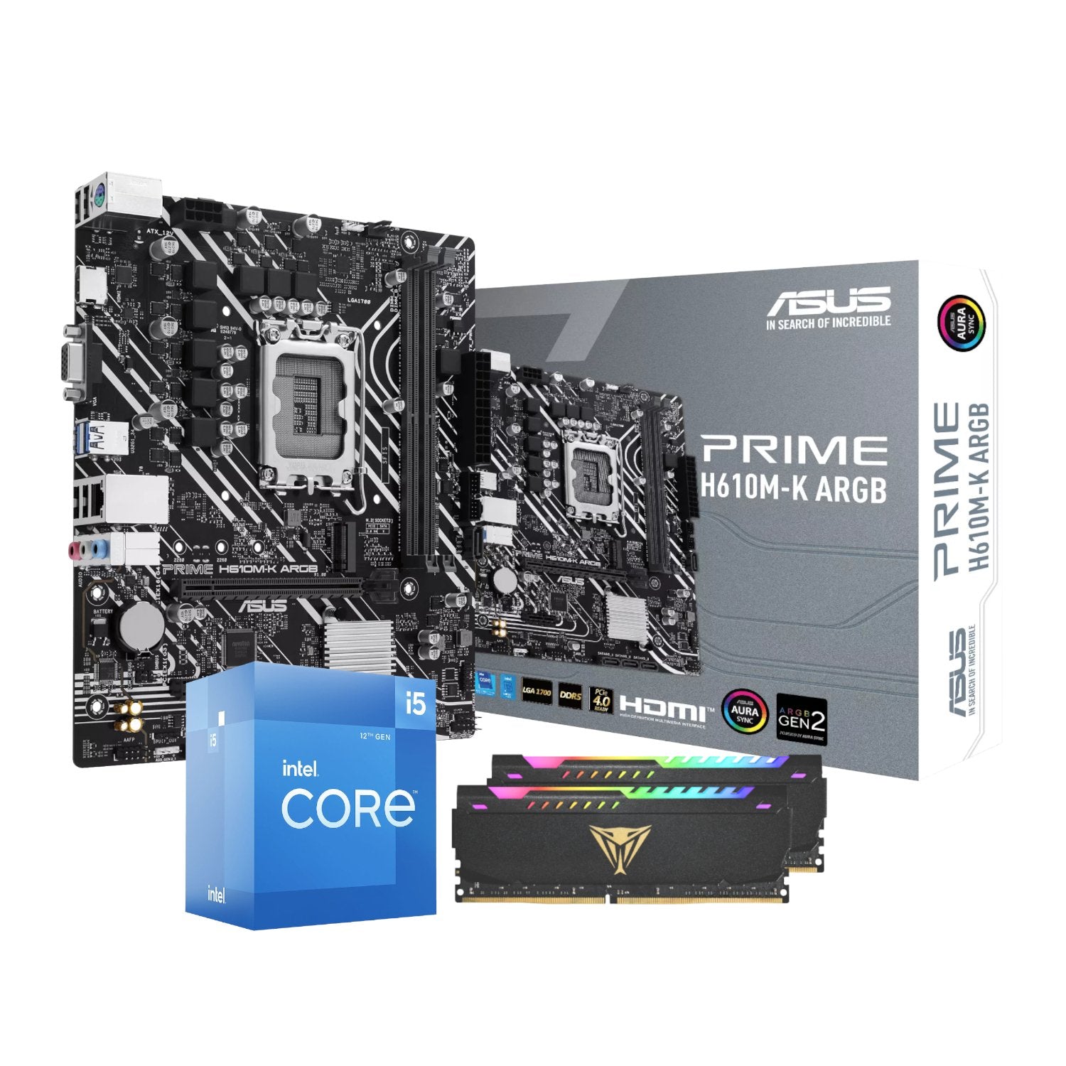 GUNMANSA PCBuilder Intel Core i5-12400 LEVEL UP Core Upgrade Kit