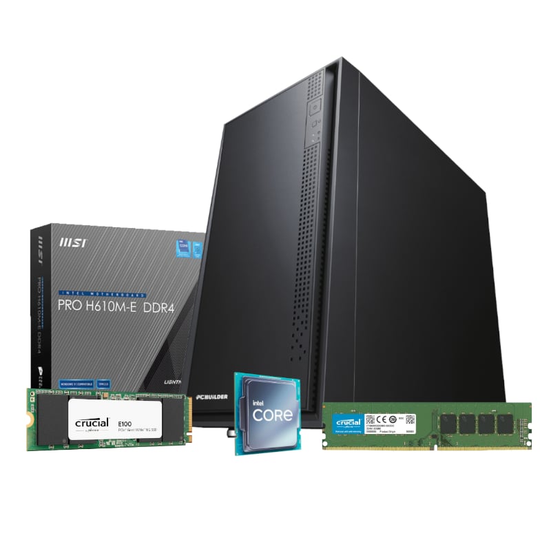 GUNMANSA PCBuilder Intel i5-12400 OFFICE MASTER Core Windows 11 Pro Desktop PC