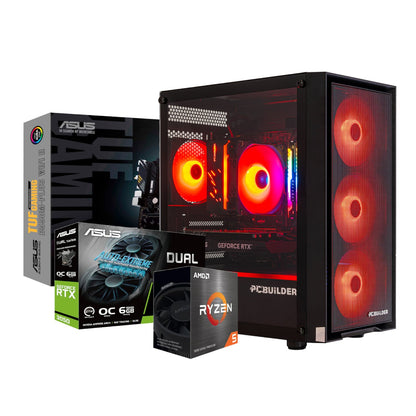 GUNMANSA PCBuilder Ryzen 5 5500 SCOUT Windows 11 Gaming PC