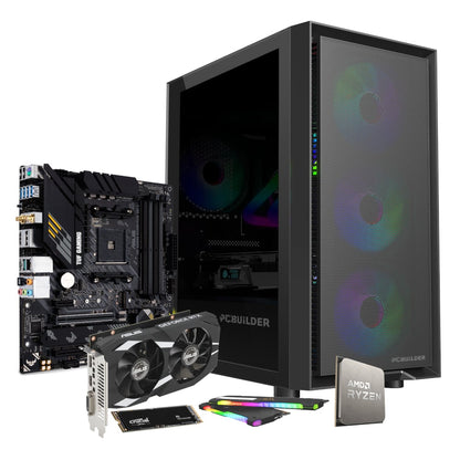 GUNMANSA PCBuilder Ryzen 5 5500 SCOUT Windows 11 Gaming PC