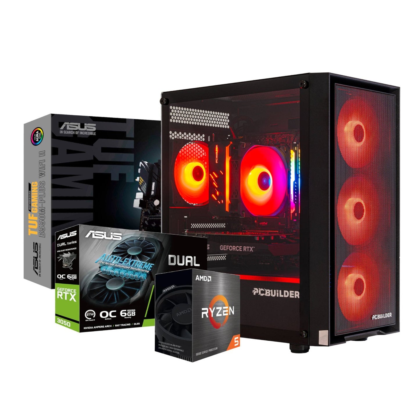 GUNMANSA PCBuilder Ryzen 5 5600X SENTINEL Windows 11 Gaming PC