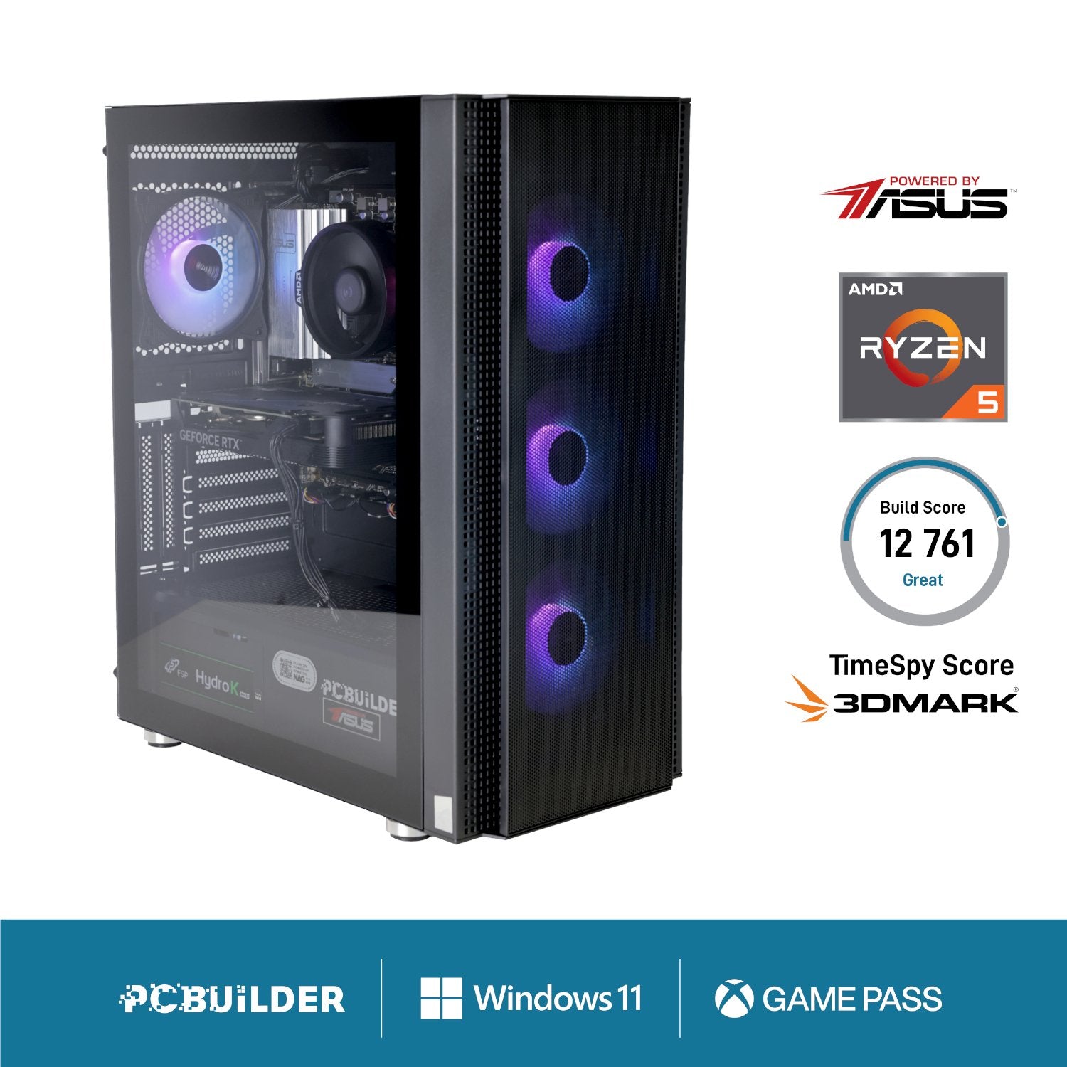 GUNMANSA PCBuilder Ryzen 5 8400F OBLIVION Windows 11 Gaming PC