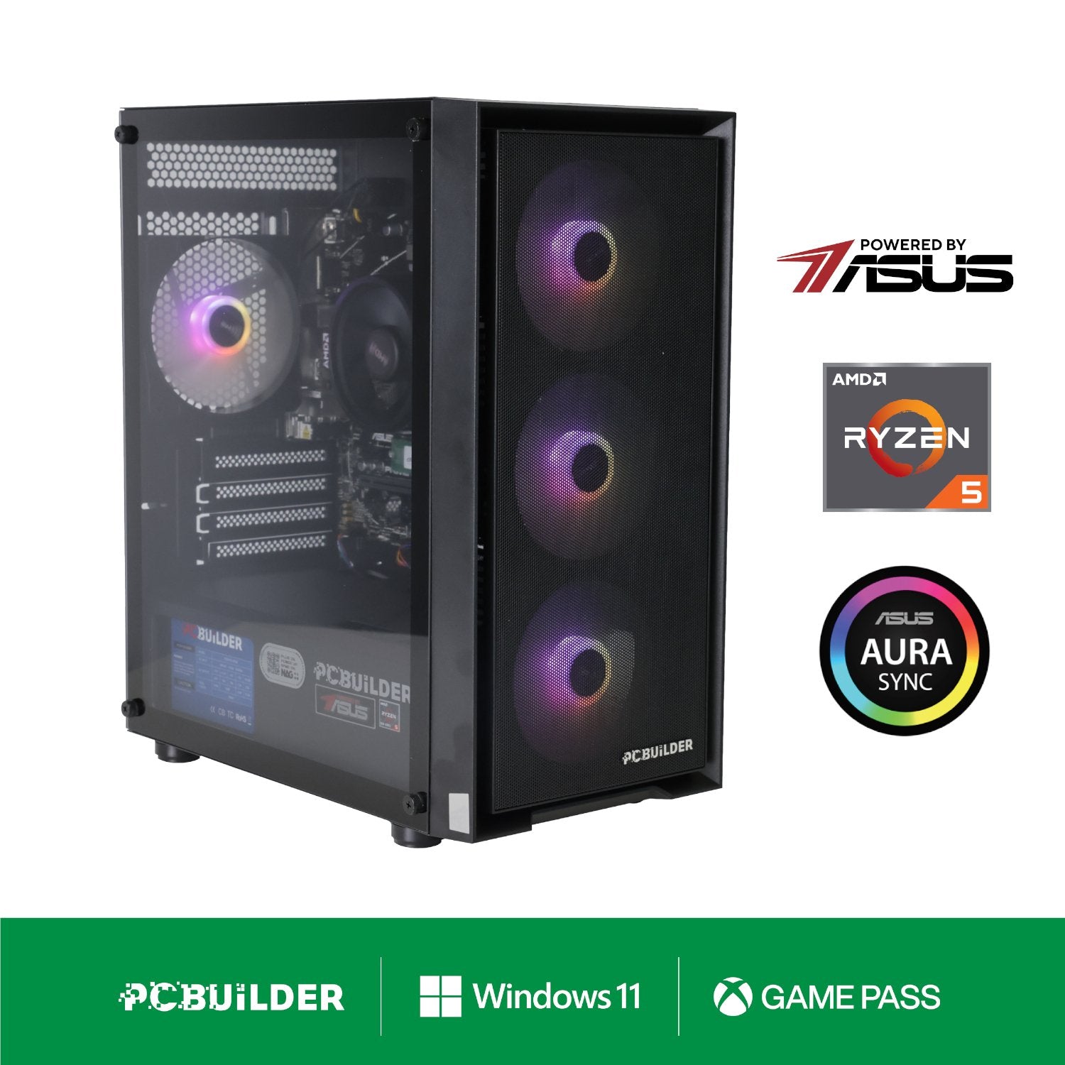 GUNMANSA PCBuilder Ryzen 5 8600G WARDEN Windows 11 Gaming PC