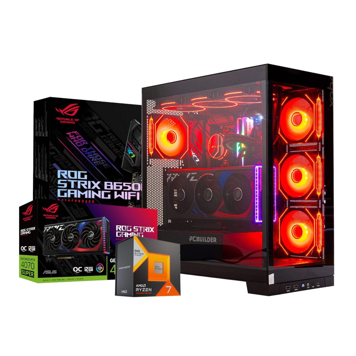 GUNMANSA PCBuilder Ryzen 7 7800X3D ARCHON Windows 11 Gaming PC