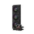 GUNMANSA PCCooler CPS DT360 ARGB DISPLAY BK Integrated Water Cooling with 3.4 Inch IPS Display