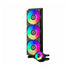 GUNMANSA PCCOOLER DA360 PRO ARGB CPU Liquid Cooler, 360mm AIO Water Cooling with 120mm Silent ARGB Fans, Infinite Halo Lighting, for Intel LGA 115X/1200/1700/20XX & AMD AM4/AM5, High-Performance Black Cooler