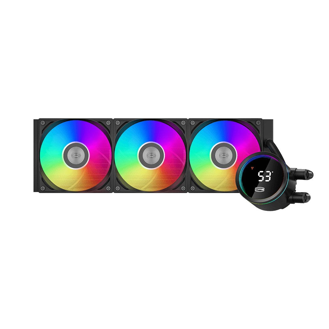 GUNMANSA PCCOOLER DA360 PRO ARGB Digital Black CPU Liquid Cooler, 300W CPU Liquid Cooler