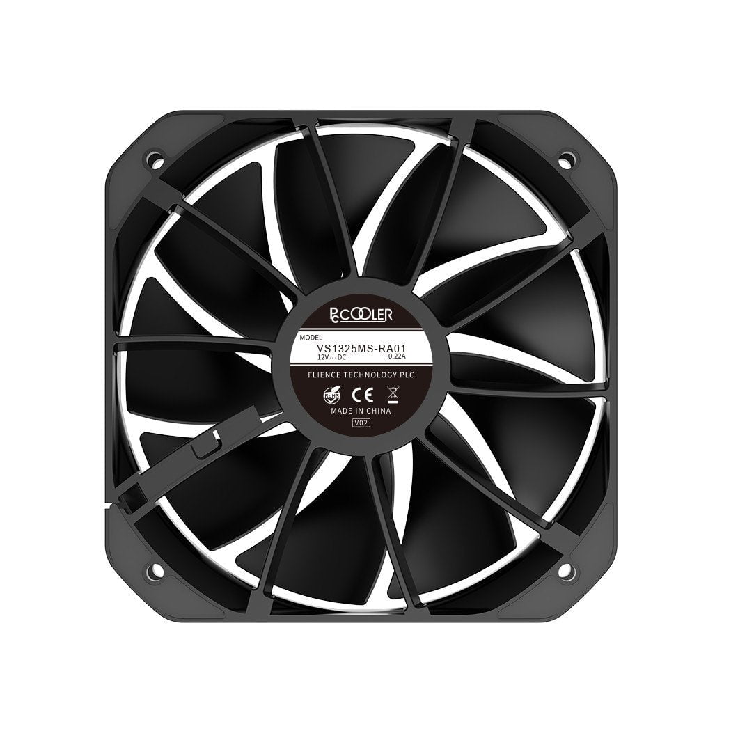 GUNMANSA PCCOOLER G6BK High Performance CPU Cooler Aluminum 130 mm Luxury Black