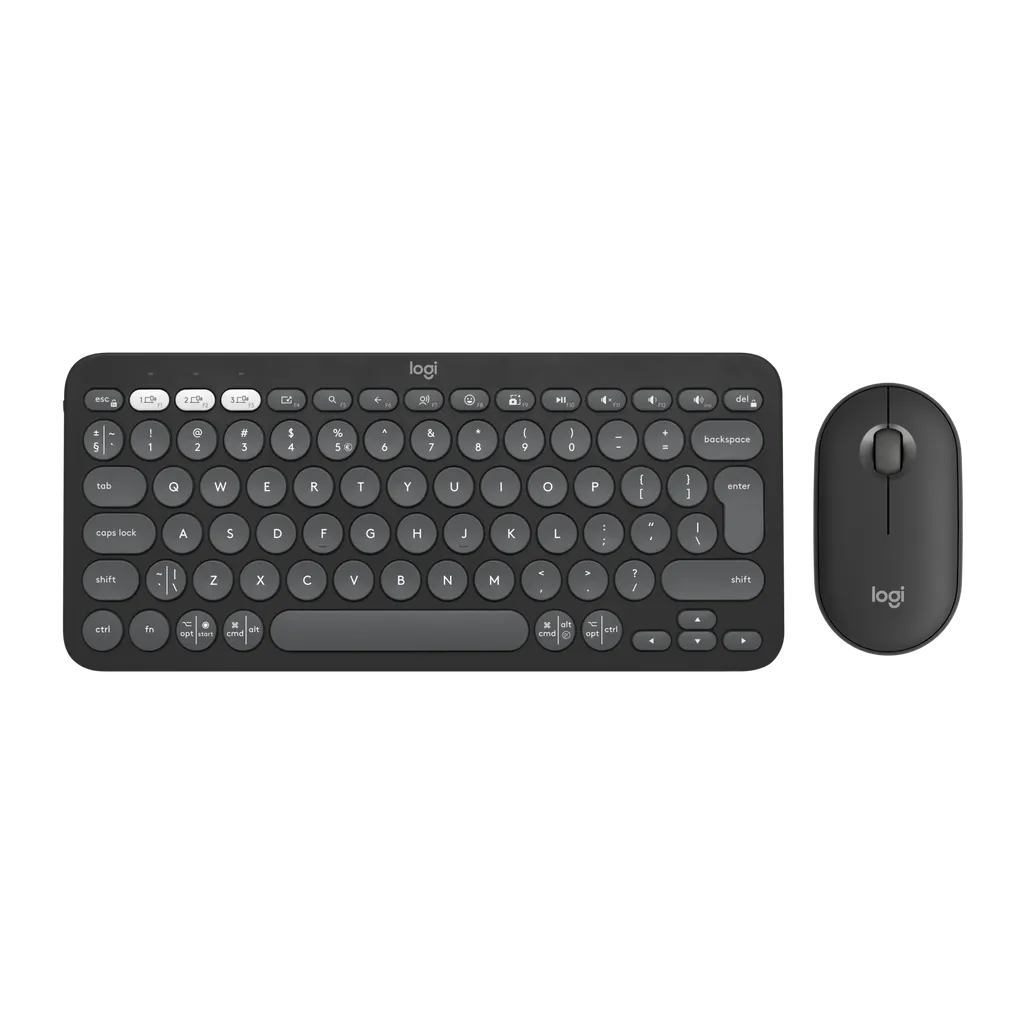 GUNMANSA Pebble 2 Combo - TONAL GRAPHITE - US INT'L - 2.4GHZ/BT - N/A