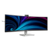 GUNMANSA Philips Monitor |Curved 49 inch|VA QHD 5120 x 1440 75hz|USB-C HDMI DP