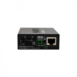 GUNMANSA PLANET 1000Base-T to 1000Base-LX Single Mode Media Converter -10km Part No: NW169-2
