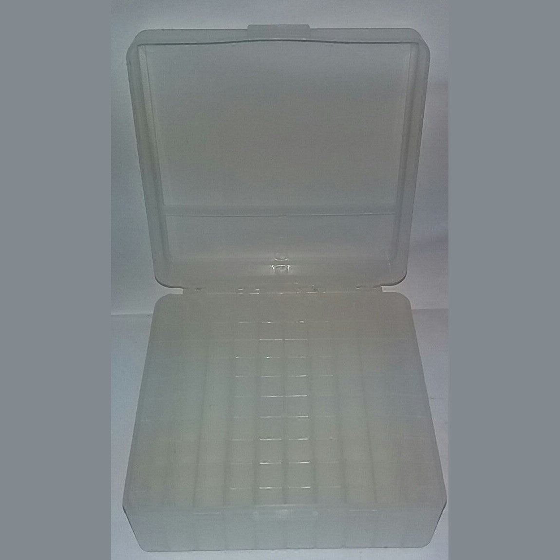 GUNMANSA Plastic Ammo Case Large Clear 100 Piece