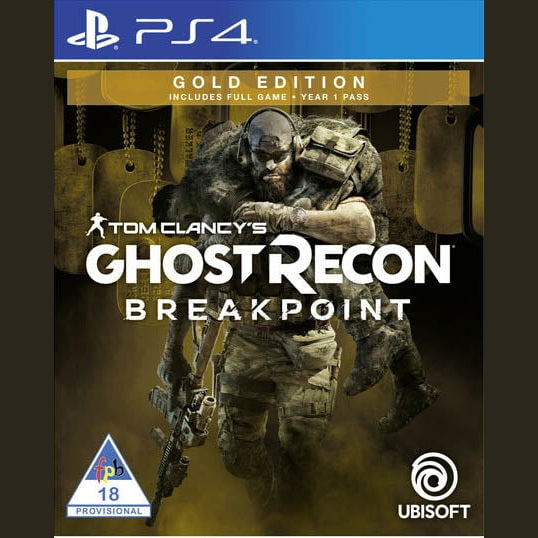 GUNMANSA PlayStation 4 Game Tom Clancy Ghost Recon Breakpoint Gold