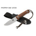 GUNMANSA POHL FORCE PREPPER ONE WOOD OUTDOOR Knife 2055