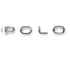 GUNMANSA Polo Chrome Lettering Badge - Polo 8 Style