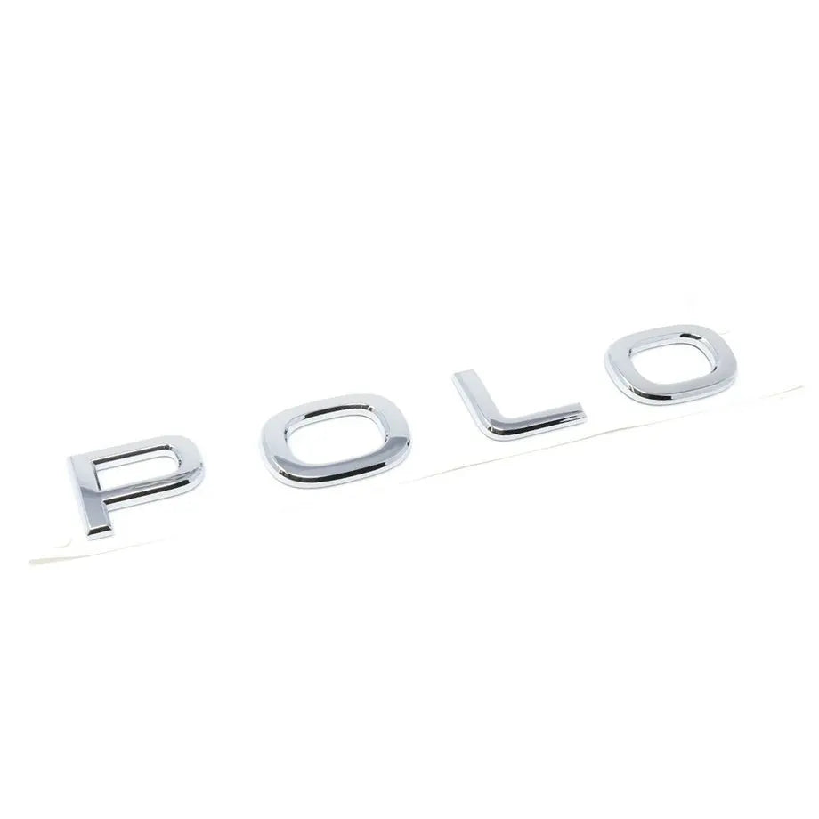 GUNMANSA Polo Chrome Lettering Badge - Polo 8 Style