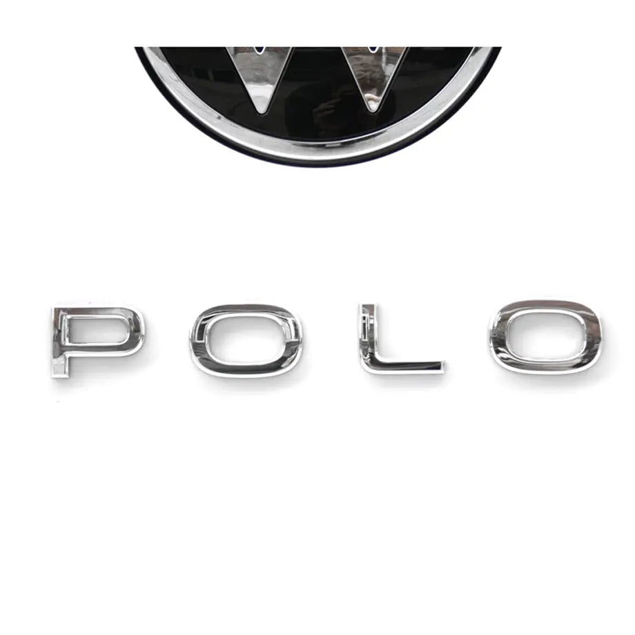 GUNMANSA Polo Chrome Lettering Badge - Polo 8 Style