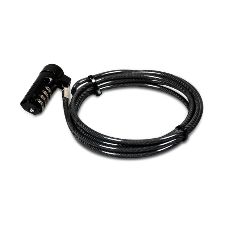 GUNMANSA Port Connect 1.8m T-Bar Combination Cable Lock