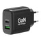 GUNMANSA Port Connect 65W GaN Type-C and USB-A Fast Charger