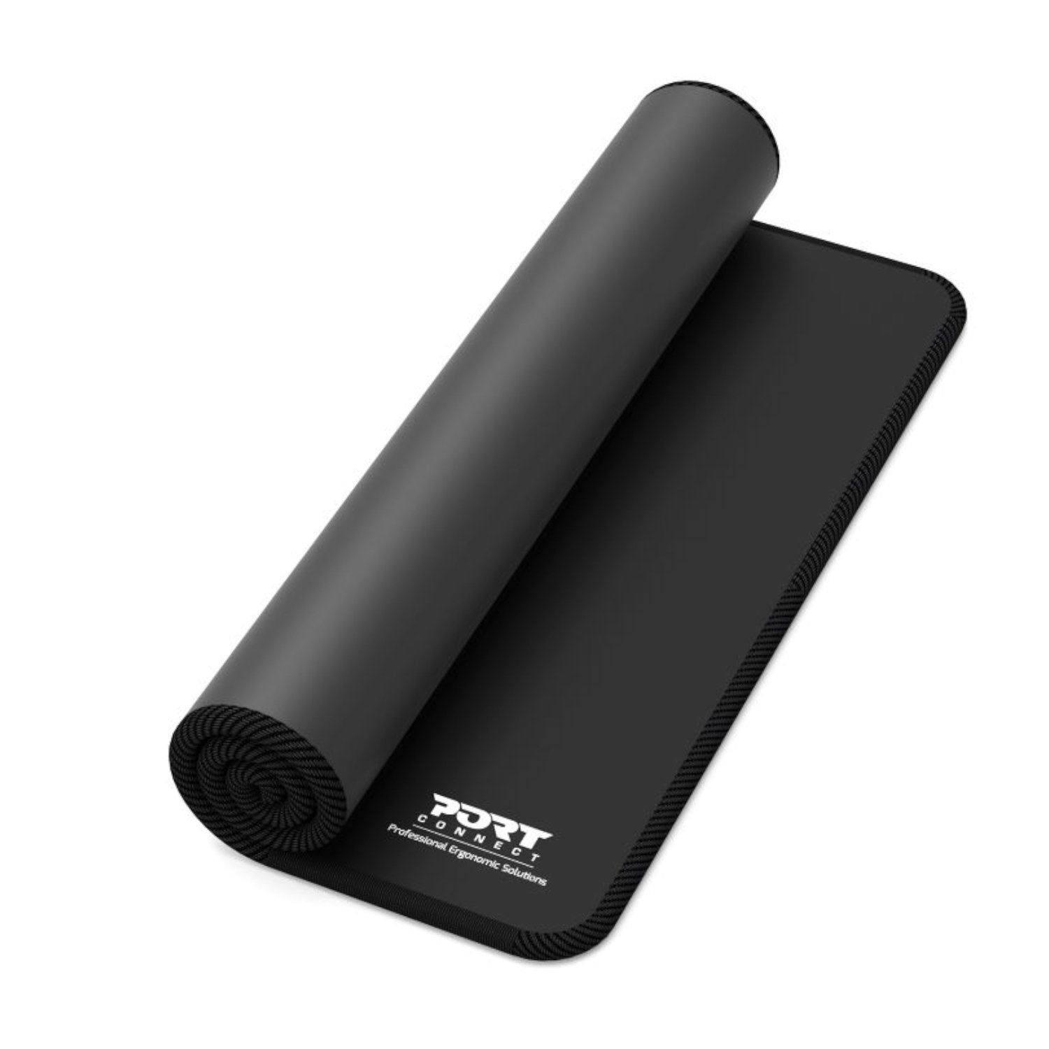 GUNMANSA Port Connect Professional Desk Pad - Black (300 x 700mm)