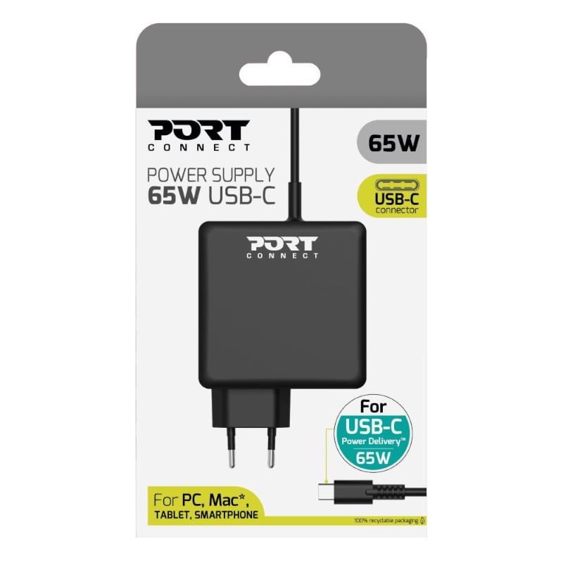 GUNMANSA Port Connect Type-C 65W Universal Notebook Adapter