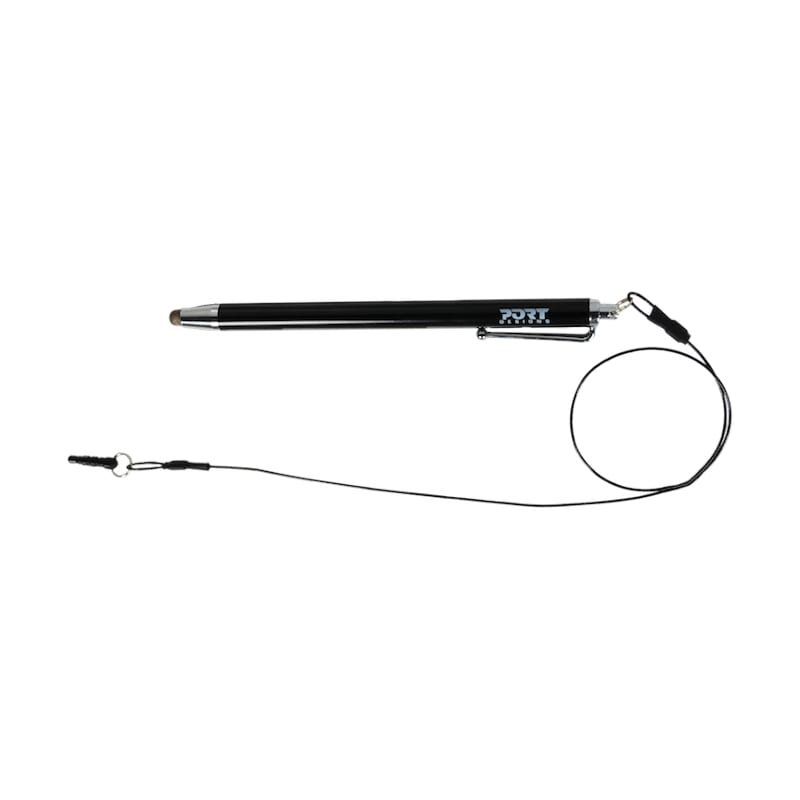 GUNMANSA Port Designs Metallic Tip Stylus with 40cm Cable - Black