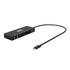 GUNMANSA Port USB Type-C to 1 x RJ45|1 x USB3.0 SS|1 x Type-C 85W PD|1 x HDMI2.0|1 x VGA 30cm Cable Dock - Black
