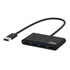 GUNMANSA Port USB3.0 to 4 x USB3.0 5Gbps 4 Port Hub - Black