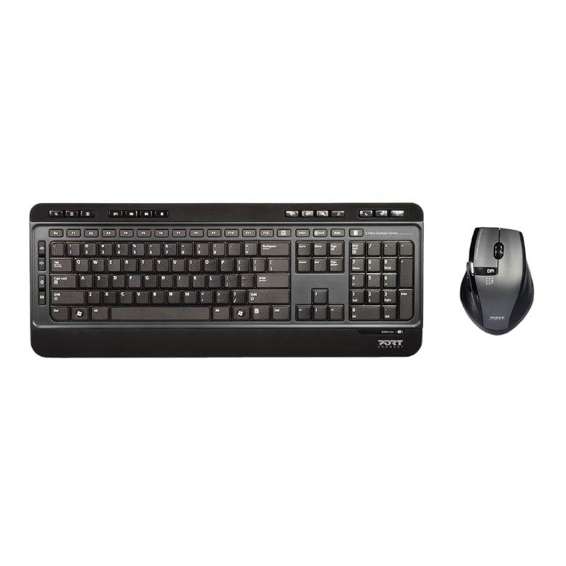 GUNMANSA Port Wireless Keyboard and Mouse Combo