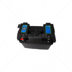 GUNMANSA Portable Battery Box 1 - 2x12VDC Power Sockets 2x5V USB LED Voltmeter Part No: PS85-1