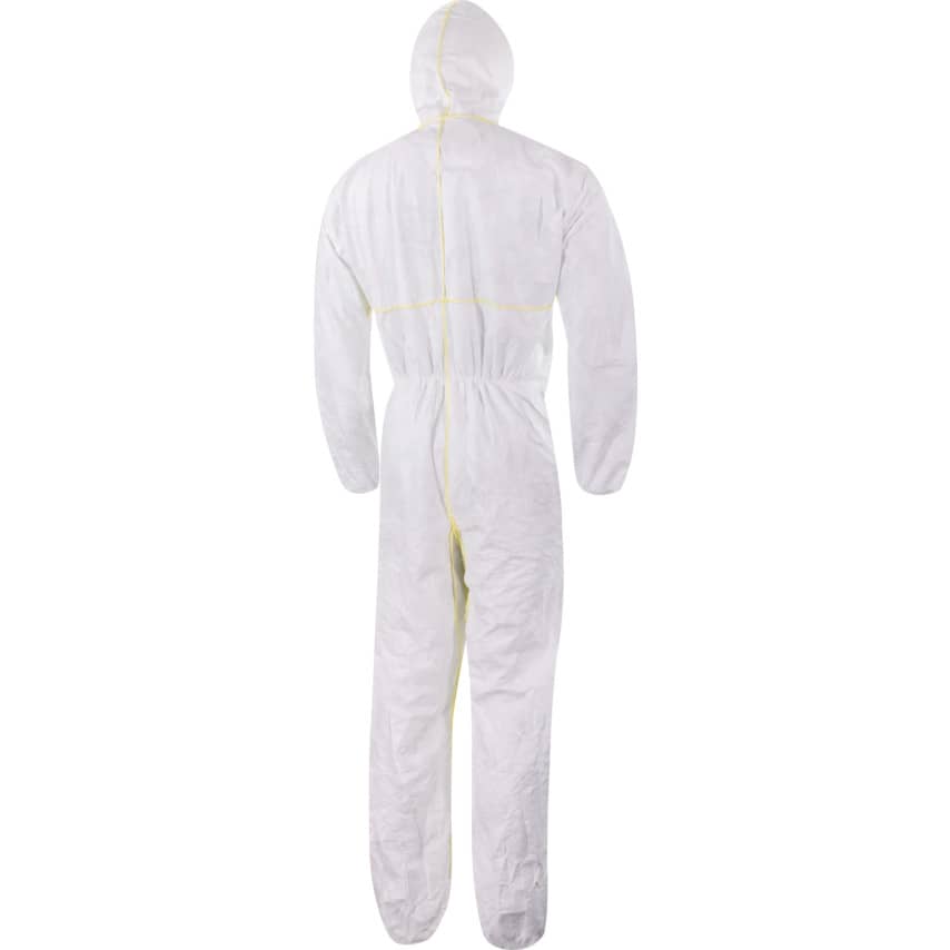 GUNMANSA PPE COVERALL LEVEL 3 - X-LARGE - ONE-PIECE - 65GSM NON-WOVEN DURABLE FDA APPROVED - WHITE