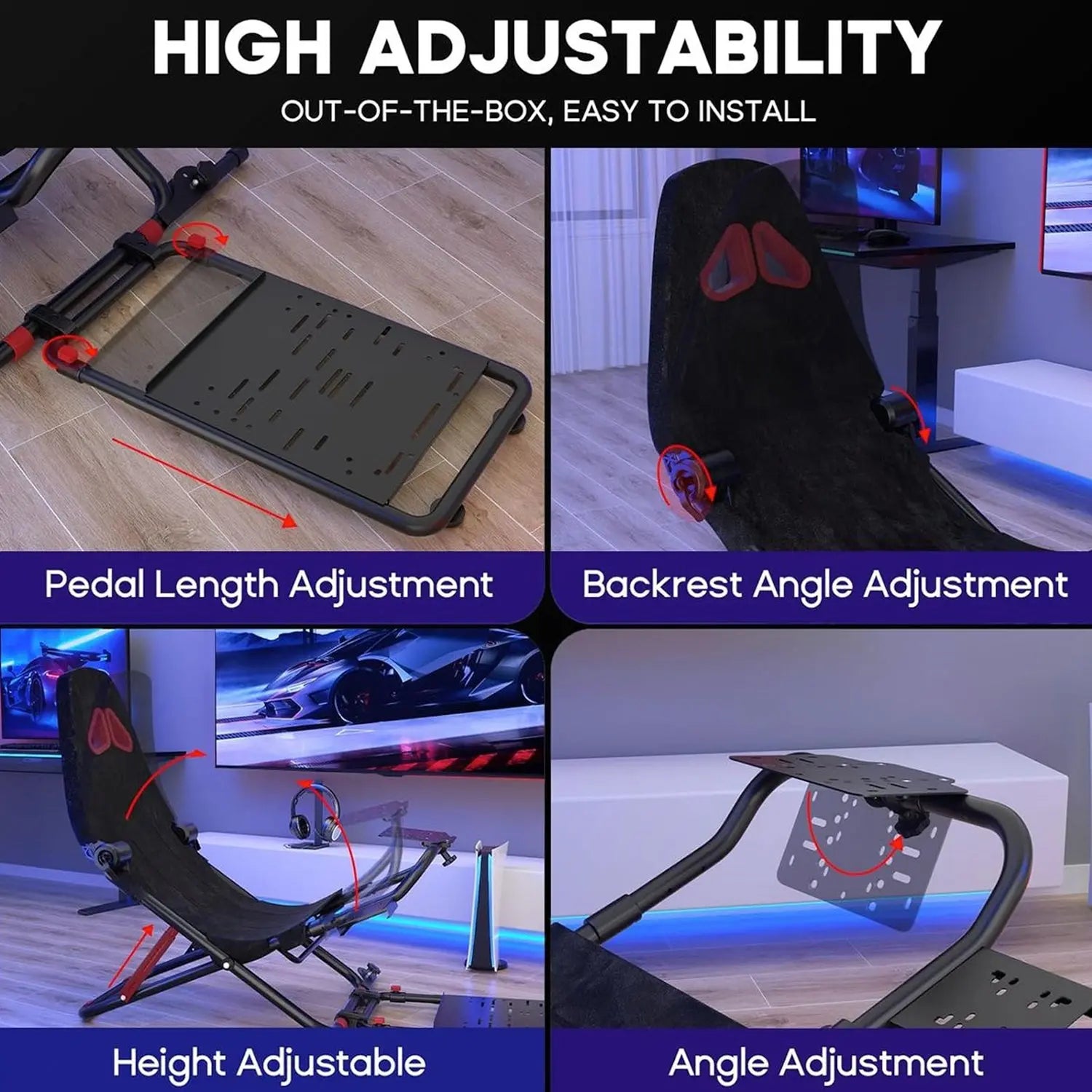 GUNMANSA Pro Seat - Racing Simulator Gaming Seat Cockpit