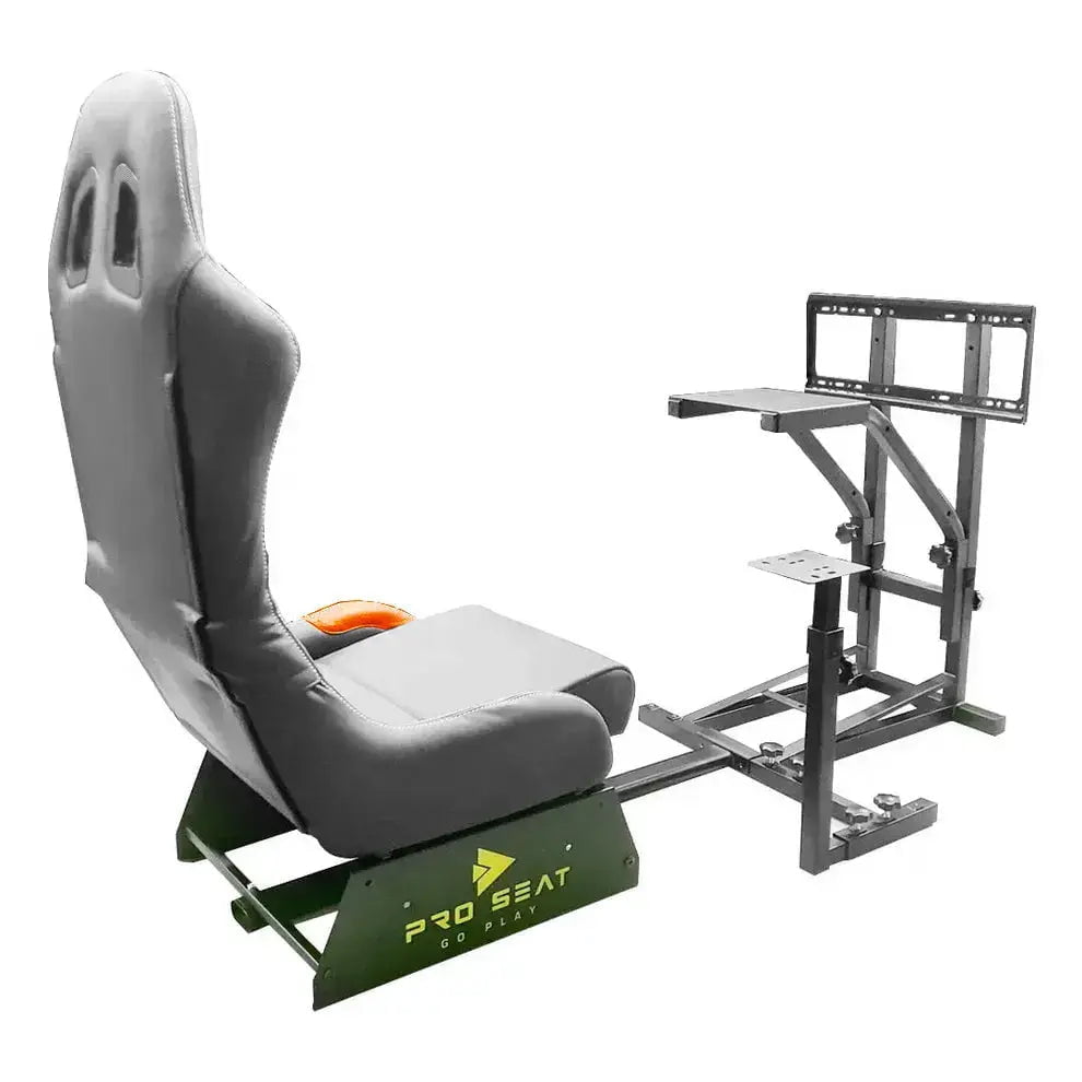 GUNMANSA Pro Seat - Racing Simulator Gaming Seat With TV Stand