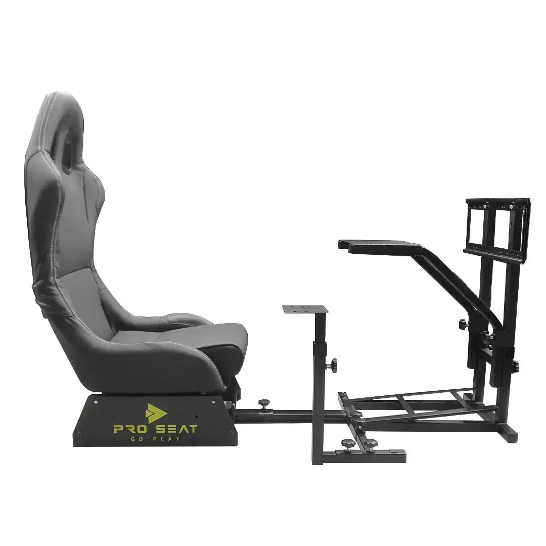 GUNMANSA Pro Seat - Racing Simulator Gaming Seat With TV Stand