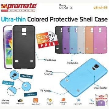 GUNMANSA Promate Black  Gshell S5 Ultra-thin Colored